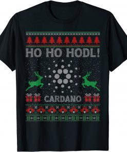 Ugly Sweater Christmas Cardano ADA Coin HODL Crypto Token 2022 T-Shirt