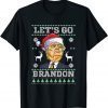 Let's Go Brandon Trump Christmas Sweater Funny TShirt