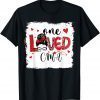 T-Shirt One Loved CMA Nurse Life Messy Bun Valentines Day Womens