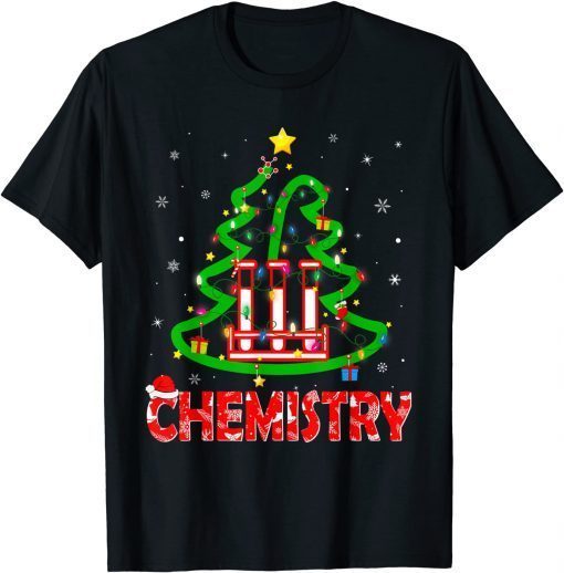 T-Shirt Chemistry Christmas Tree Holiday Pajamas Xmas Costume 2022