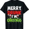 T-Shirt Merry Drunk I'm Christmas Funny Naughty Drinking Quotes 2022