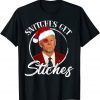 Merry Christmas Snitches Get Stitches Joe Biden Ugly Gift T-Shirt