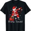 2022 Christmas Nurse Crew Squad Xmas Nursing Pajamas T-Shirt