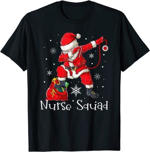 2022 Christmas Nurse Crew Squad Xmas Nursing Pajamas T-Shirt