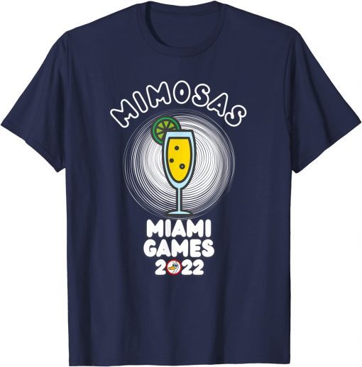 Mimosas Miami Games Ano Nuevo 2022 T-Shirt