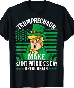 Trumprechaun Make St Patrick's Day Great Again Trump 2022 Shirts