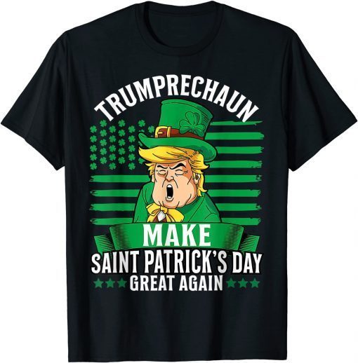 Trumprechaun Make St Patrick's Day Great Again Trump 2022 Shirts