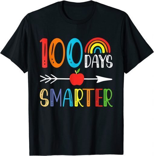 100 Days Of School 100 Days Smarter Heart Classic Shirt