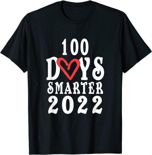 100 Days Smarter 100th Day Of School Kindness Teacher Classic T-Shirt