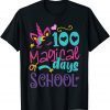 100th Day of School Unicorn 100 Magical Days Teacher Girls T-Shirt