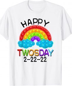 February 2nd 2022 - 2-22-22 Happy Twosday 2022 Poppin' It Gift T-Shirt