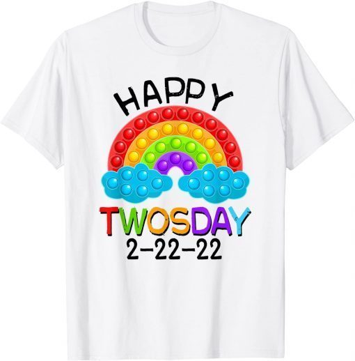 February 2nd 2022 - 2-22-22 Happy Twosday 2022 Poppin' It Gift T-Shirt