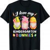 Gnome I Love My Kindergarten Bunnies Teacher Easter Classic T-Shirt