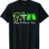 Happy St Patrick's Day Lungs Respiratory Nurse Therapist Limited T-Shirt