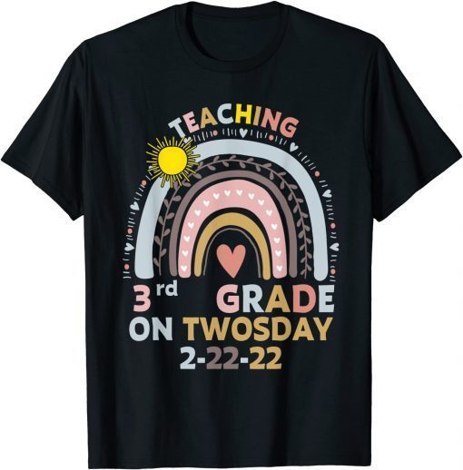 Teaching 3rd Grade On Twosday 2-22-22 22nd February 2022 Official T-Shirt