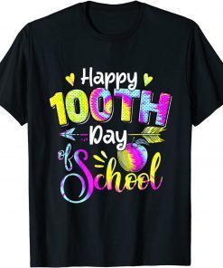 Tie Dye 100 Days of School 100th Day of School Teacher Classic T-Shirt