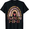 Twosday Tuesday February 22nd 2022 Cute 2-22-22 Second Grade 2022 Shirt