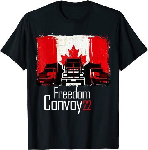 Official Canada Freedom Convoy 2022 Flagge der kanadischen Shirt