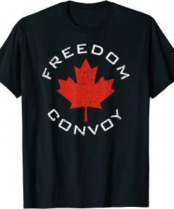 FREEDOM CONVOY 2022 CANADIAN TRUCKER TEES MAPLE LEAF UNISEX T-Shirt
