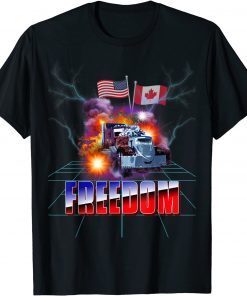 Shirts Storm Truck American USA Canada Flag Freedom Convoy Trucker