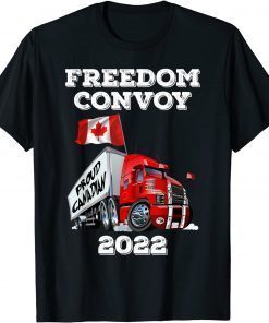 OFFICIAL FREEDOM CONVOY 2022 PROUD CANADA TRUCKERS T-Shirt