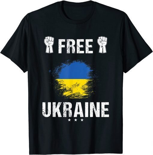 Free Ukraine Support Ukraine Unisex TShirt