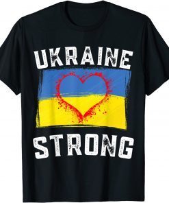 I Support Ukraine Strong Pray For Ukraine Flag Free Ukraine Gift Shirt