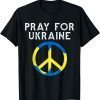 Pray for Ukraine I Stand with Ukraine Ukrainian Flag 2022 Shirt