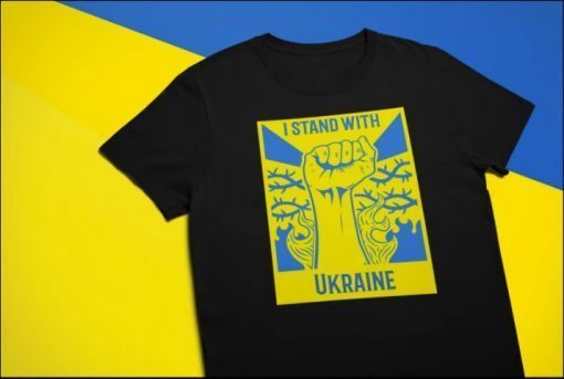 T-Shirt I Stand With Ukraine ,Anti Putin ,Support Ukraine