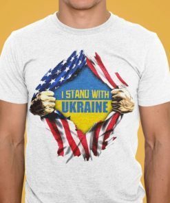 Stand With Ukraine, USA Stand With Ukraine, Stop The War, Anti Putin Tee Shirt