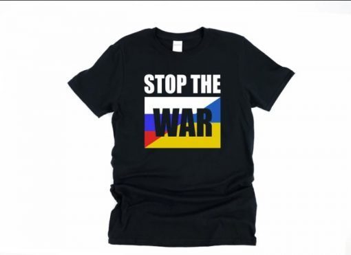 Stop the war, support Ukiraine, peace, pacifist TShirt