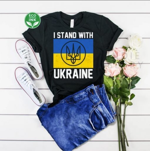 Ukraine I Stand With Ukraine Ukrainian Support Stop War Stop Putin Gift TShirt