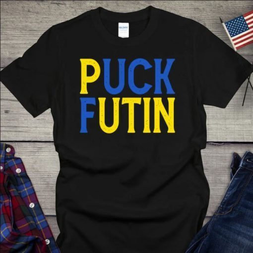 Puck Futin, Stand With Ukraine, Stop War In Ukraine , Support Of Ukraine People Shirt