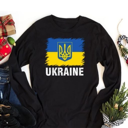 Support Ukraine, I Stand With Ukraine Ukrainian American Flag , Stand With Ukraine Shirts