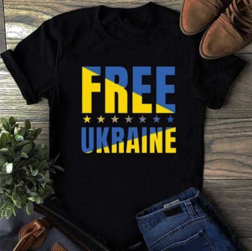 2022 Love Ukraine, Free Ukraine I Stand With Ukraine TShirt