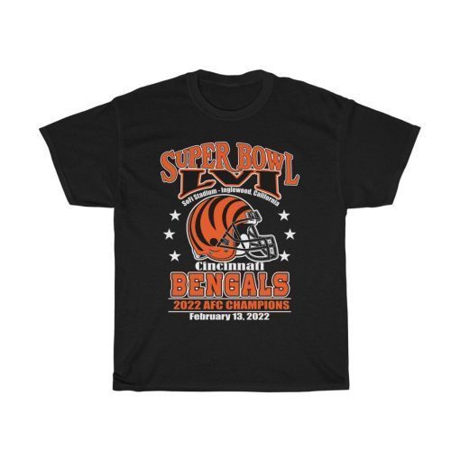 Superbowl LVI Cincinnati Bengals Champions 2022 shirt