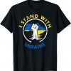 Support Ukraine I Stand With Ukraine Ukrainian Flag Fist Gift Shirt