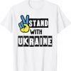 Support Ukraine I Stand With Ukraine Ukrainian Flag 2022 Shirt