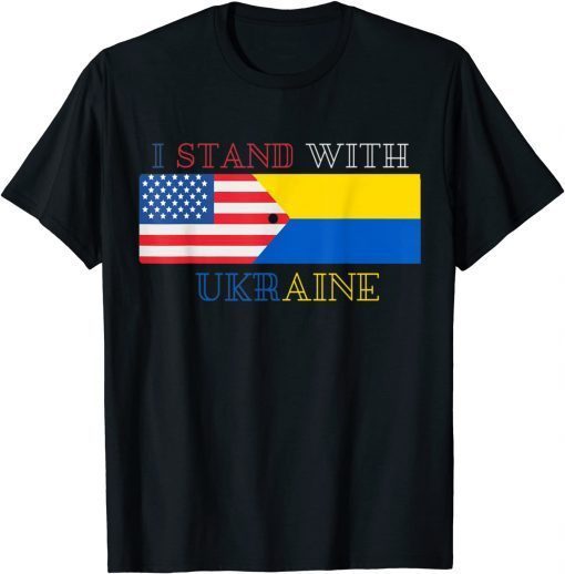 Ukrainian Lover I stand with Ukraine Flag Gift Shirt
