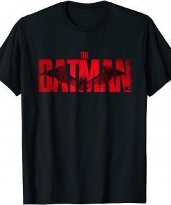 The Batman Crimson Drawn Bat Logo Classic T-Shirt