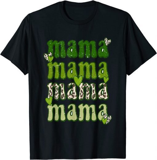 Funny Mama Shamrock Womens Girls Boys Irish st patricks day T-Shirt