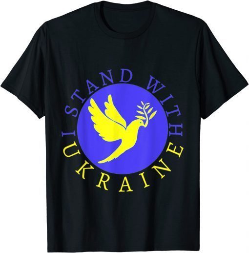 I Stand With Ukraine Against The War Peaceful T-Shirt