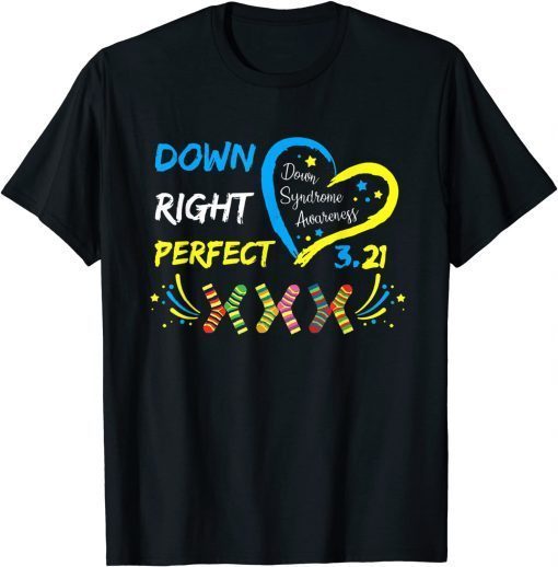 World Down Syndrome Day Awareness Socks 21 March Gift T-Shirt