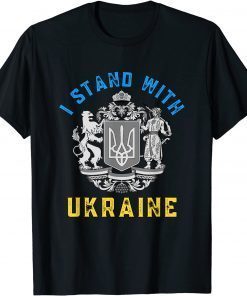 Support Ukraine I Stand With Ukraine Ukrainian Flag Ukraine 2022 T-Shirt