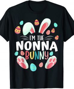 Family Matching NONNA Bunny Graphic Easter Costume Funny T-Shirt