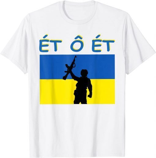 S0S Ukrainians Vietnamese Language Support Ukraine Flag 2022 T-Shirt