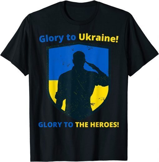 Glory to Ukraine! Glory to the heroes! Support Ukraine Classic Tee T-Shirt