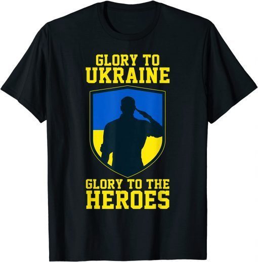 Glory to Ukraine! Glory to the heroes! Support Ukraine Tee T-Shirt