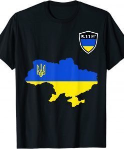 5.11 Ukraine Flag Support Ukraine W Stand With Ukraine Classic Tee Shirts