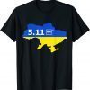 5.11 Ukraine Flag 2022 TShirt